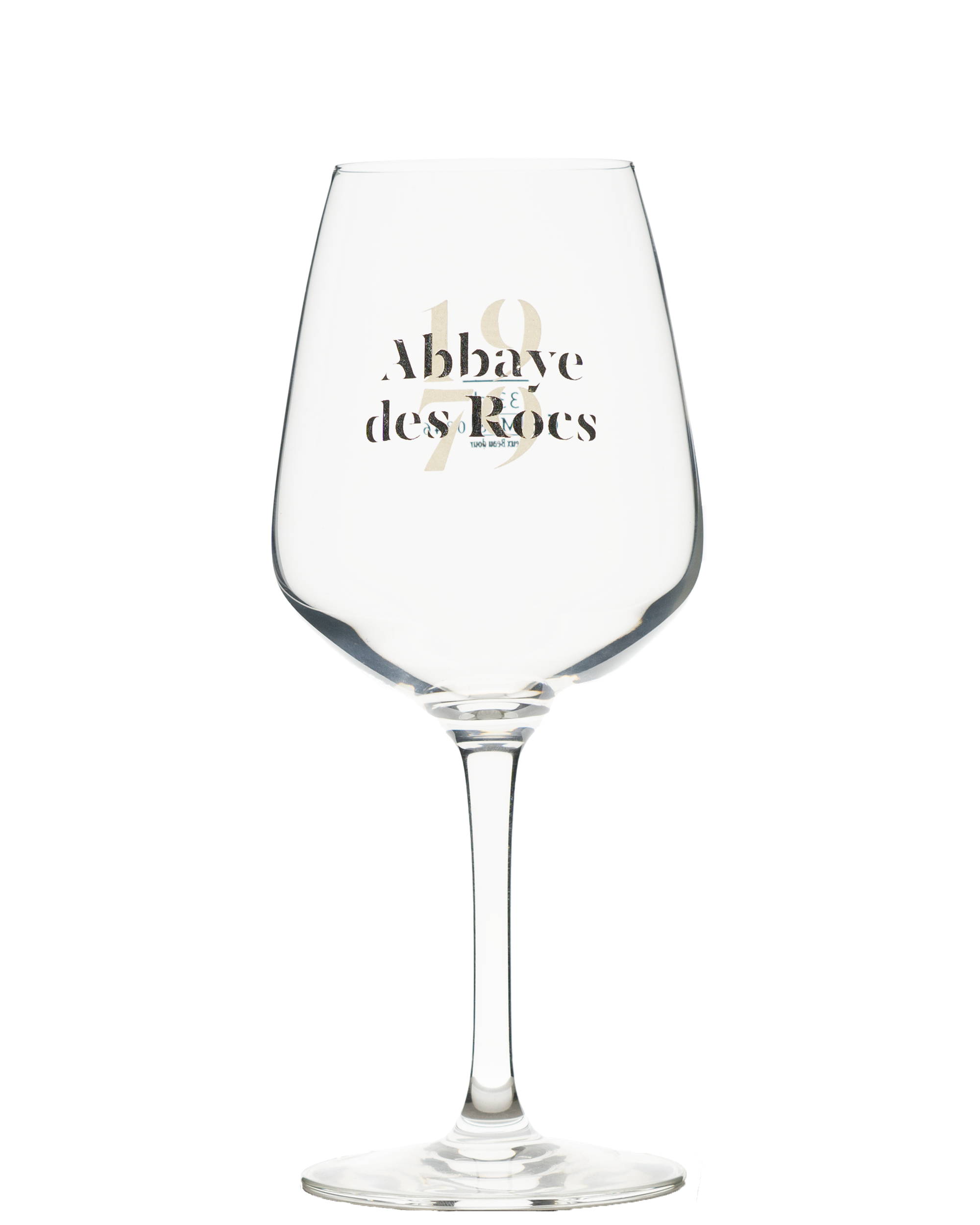 Glas Abbaye Des Rocs Op Voet